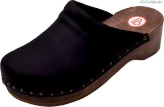 0412-031 Berkemann Holz Sandale Soft Toeffler schwarz, Größe 6