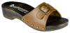 0110-416 Berkemann Hamburg Holz Sandale Kalbsleder muskat Größe 2,5 - 8,5