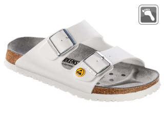 089410 Klein BIRKENSTOCK ESD ARIZONA Sandale normale Weite weiß Größe 35 - 46 089410 Klein BIRKENSTOCK ESD ARIZONA Sandale normale Weite weiß Größe 35 - 46