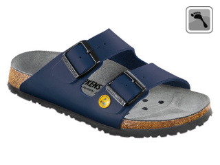 089438 Klein BIRKENSTOCK ESD ARIZONA Sandale schmale Weite blau Größe 35 - 46
