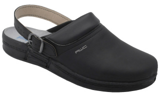 Awc Clogs 19000-02-66 Küche Pflege ohne Stahlkappe schwarz Leder Größe 36 - 47