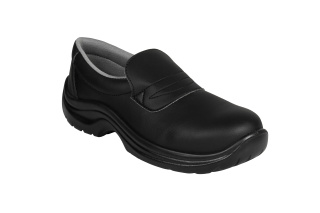 2000-02 ASF Slipper Arbeitsschuhe Serviceschuhe Küchenschuhe ohne Schutzkappe schwarz 02 Größe 35 - 48