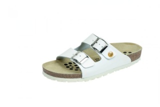 44111-2 WEEGER ESD Sandale Arbeitsschuhe ohne Stahlkappe weiss Leder Größe 35 - 49