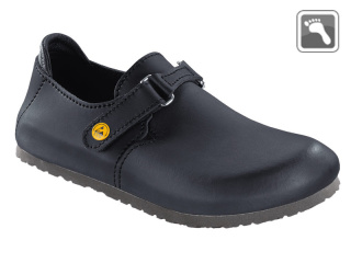 583160 BIRKENSTOCK ESD LINZ Sandale normale Weite schwarz Größe 39 - 46