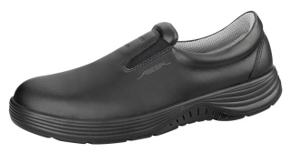711037 Abeba X-LIGHT Slipper Arbeitsschuhe Küche Gastronomie schwarz Leder S2