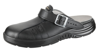 711042 Abeba X-LIGHT Clog Arbeitsschuhe Küche Gastronomie schwarz Leder SB Größe  35 - 48