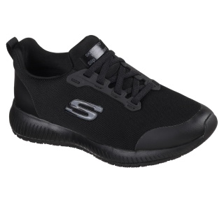 Skechers Damen Schnürschuhe 77222EC BLK Squad SR ohne Schutzkappe schwarz Größe 35 - 42