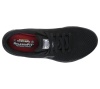 77210EC-BLK Skechers Ghenter Bronaugh Damen-Schnürschuhe ohne Schutzkappe, schwarz