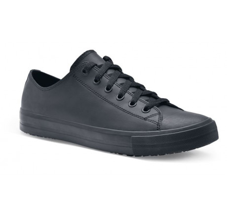 38649 Shoes for Crews Herren Sneaker "Delray" Leder ohne Schutzkappe schwarz  Größe 38 - 47