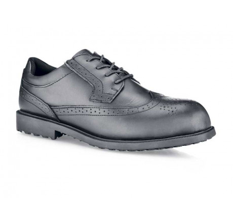 Shoes for Crews 52181 Herren Sicherheitsschuhe Executive Wing-Tip II S/T mit Stahlkappe schwarz S2 Größe 38-47