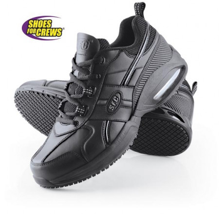 8028 Evolution Shoes for Crews Herren Service Schnürschuhe ohne Schutzkappe schwarz 01 Größe 38 - 49