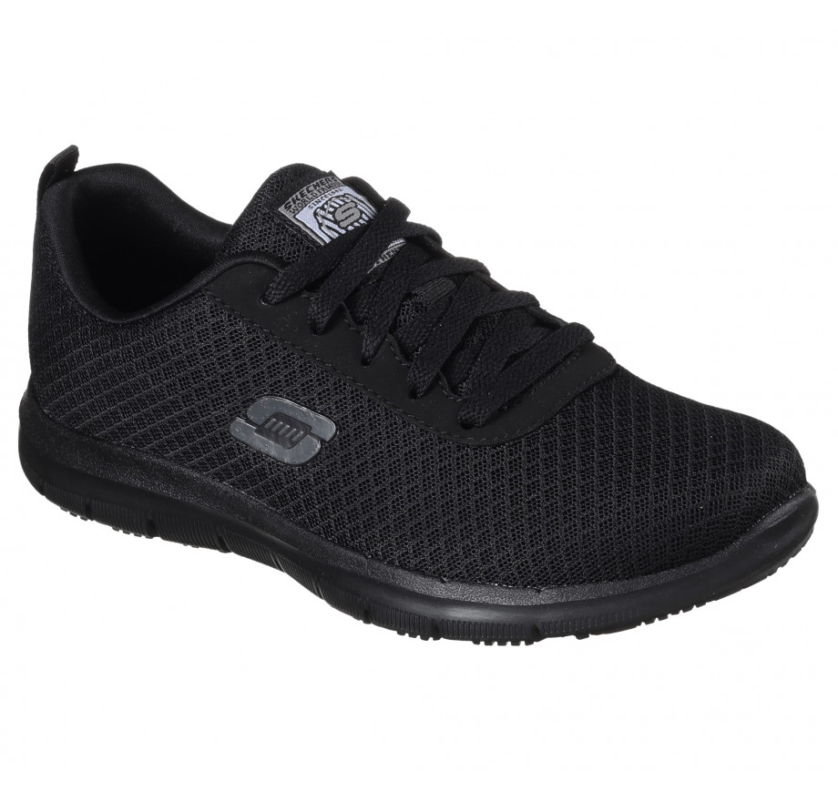 Skechers Damen-SchnÃ¼rschuhe Ghenter Bronaugh ohne Schutzkappe schwarz GrÃ¶Ãe 35 - 41