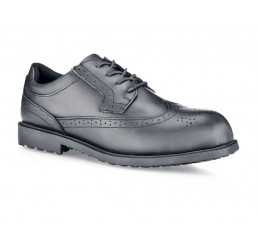 Shoes for Crews 5218 Herren Sicherheitsschuhe Executive Wing-Tip II ST mit Stahlkappe schwarz S2 