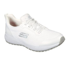 Skechers Squad SR Mython Herren SLip-On Schuhe für Beruf und Freizeit, weiss 