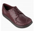 330 Jacoform Schuhe, Leder, burgund