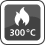 hitzebeständige Laufsohle (300 °C / 60 sec.)